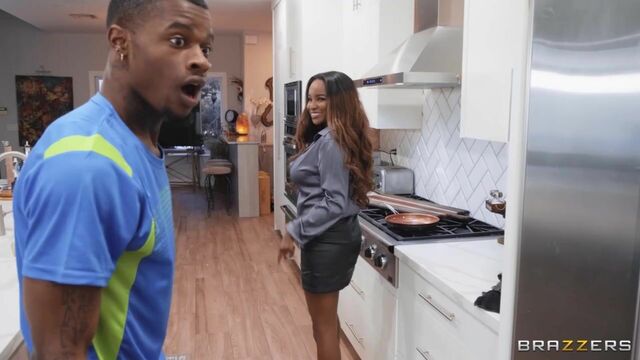 Milfs Like it Big featuring Naomi Foxxx and Damion Dayski's upskirt porn