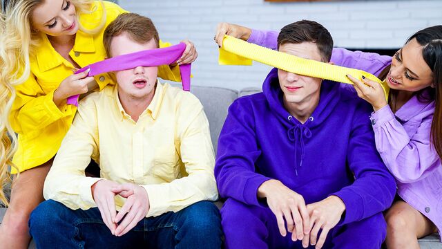 Young (18+) trailer with sensuous Riley Star and Laya Raye from Sis Swap