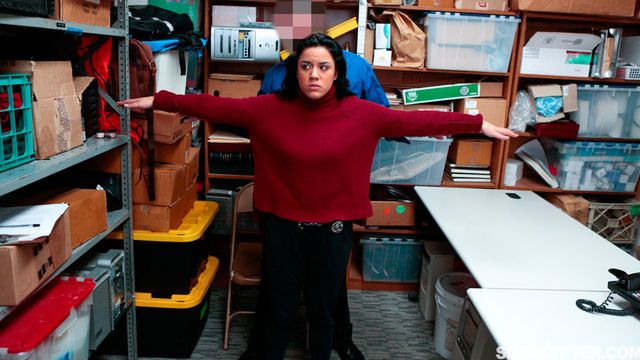 Shoplyfter featuring Monica Sage's legs on shoulders xxx