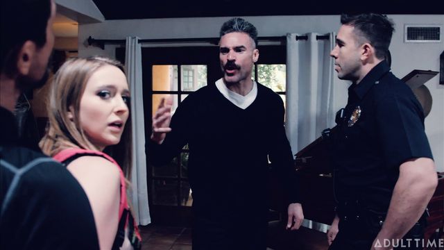 Laney Grey's lingerie scene by Girls Under Arrest