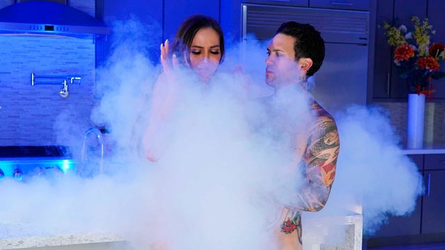 Desiree Dulce's deep throat porn by Day With A Pornstar