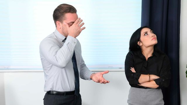 Perky Rina Ellis - stockings xxx - Naughty Office