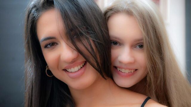 Watch seductive Mia Split and Lena Coxx's sex