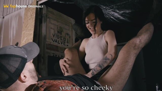 Crazy Pegging D at brunette clip