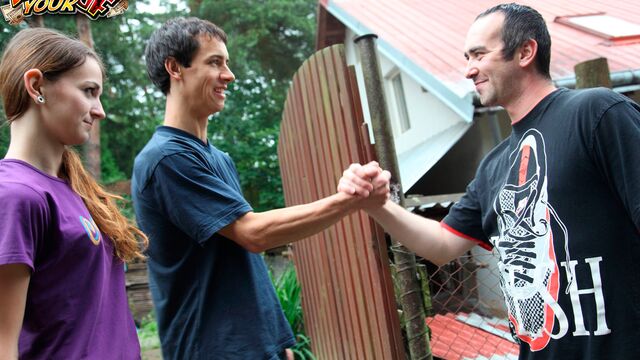 Sell your GF featuring Aimee Ryan's long legs xxx