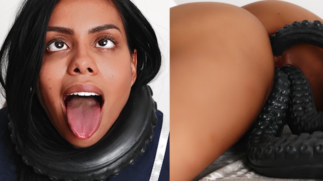 Vivid Canela's triple penetration sex