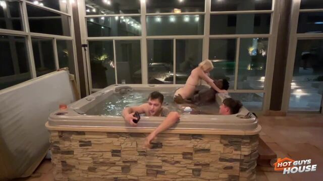 Ellie Smoke's blonde clip by Hot Guys Fuck