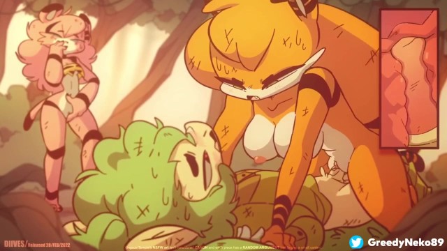 Enticing greedyneko at furry animation dirt