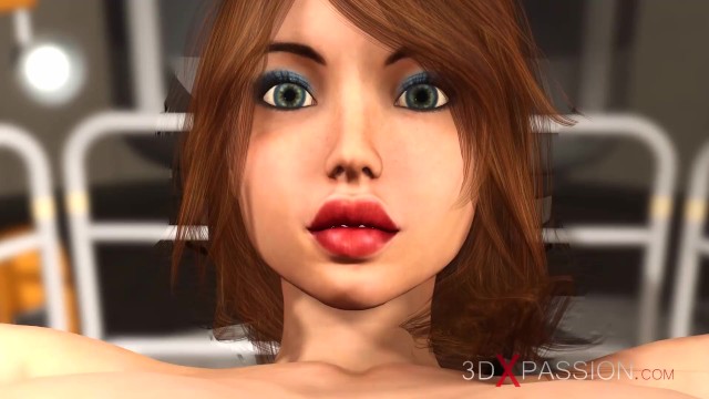 Flattering siren's 3d porn movie