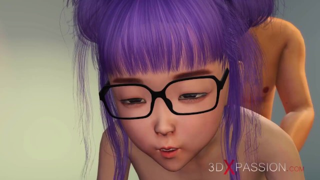 Shy smut with exquisite fem from 3DXPassion