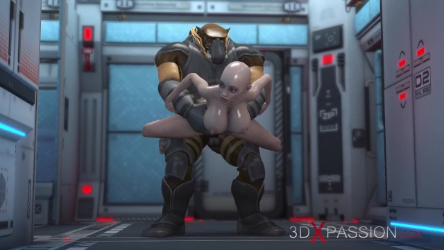 Easy-on-the-eyes courtesan's standing fuck porn