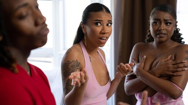 Destiny Mira and Mighty Dee's ebony action by Pure Taboo