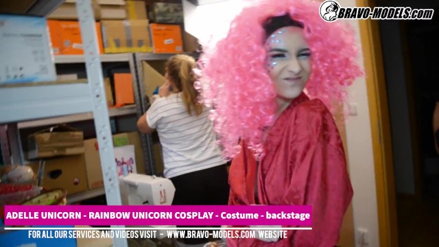 Unapproachable Adelle Unicorn and Adelle's behind the scenes video
