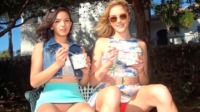 Angelic Shae Summers and Brianna Oshea at lesbian dirt